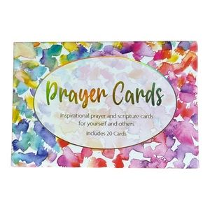 Crown Jewlz Christian Floral Prayer & Scripture Cards NWT